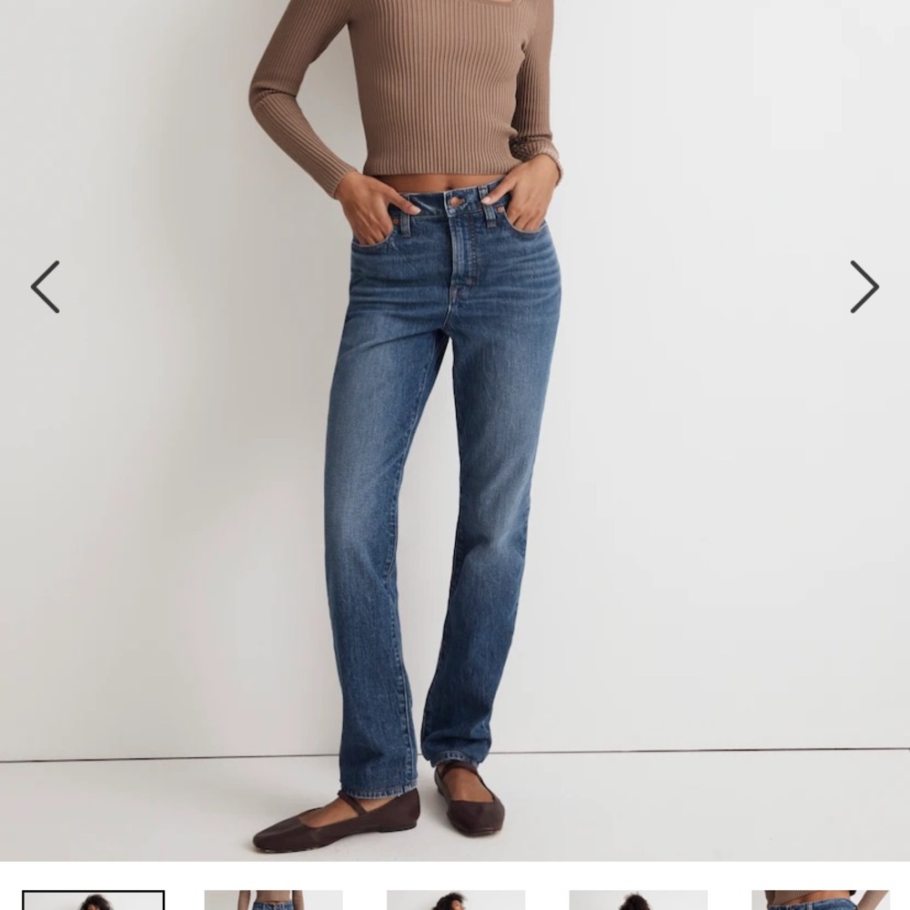 Madewell “the perfect vintage jean” size 24 petite